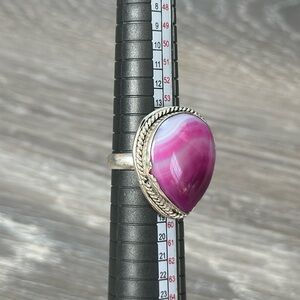 925 Agate Ring